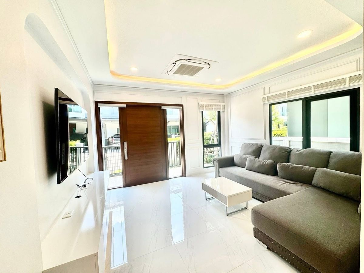 ให้เช่าบ้านบางนา แบริ่ง ลาซาล : 🌟ให้เช่าบ้านเดี่ยว เดอะ ซิตี้ บางนา บ้านเดี่ยว 2 ชั้น 4 ห้องนอน/ 5 ห้องน้ำ ตกแต่งสวย ใกล้เมกาบางนา💥ค่าเช่า 150,000 บาท/เดือน