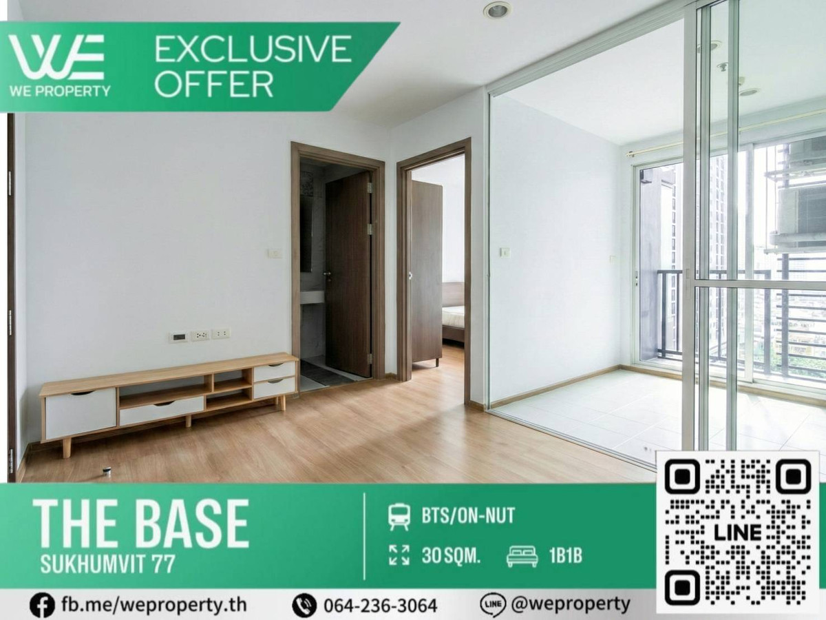 For SaleCondoOnnut, Udomsuk : Beautiful room, new furniture, very good price⭐The Base Sukhumvit 77 (The Base Sukhumvit 77)