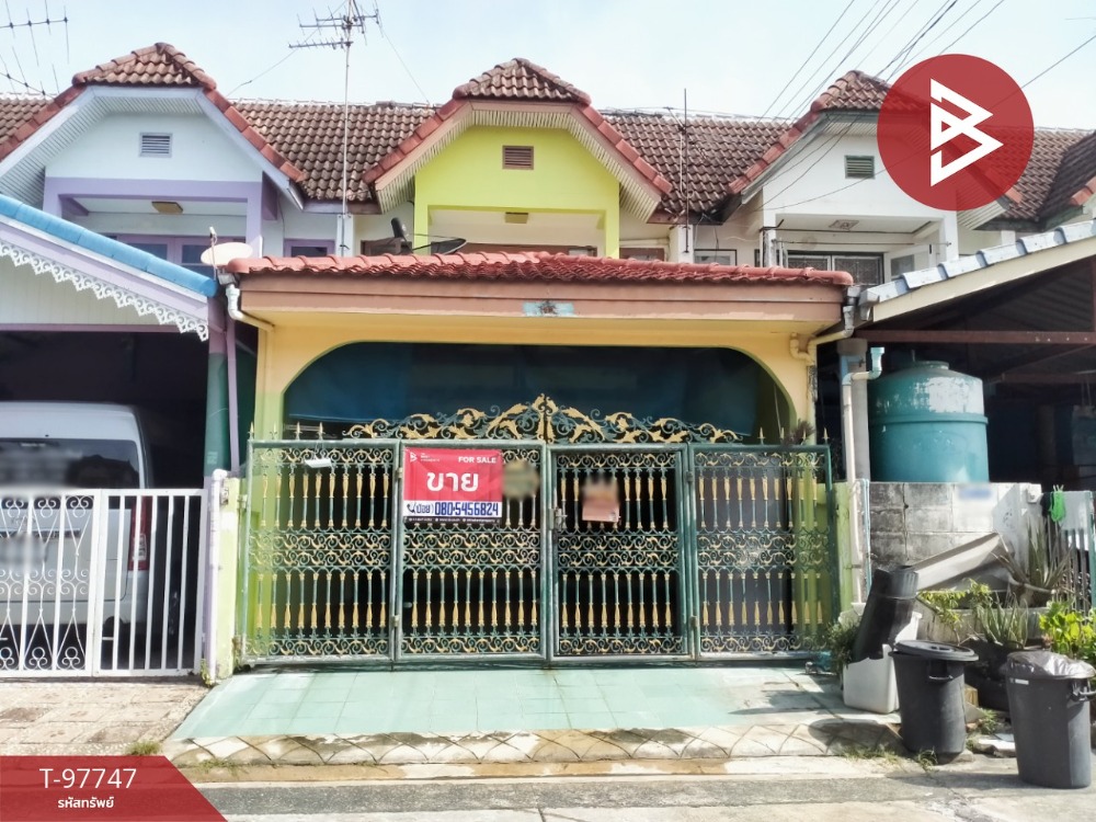 For SaleTownhomeLadkrabang, Suwannaphum Airport : Townhouse for sale, Wanarom Village, Chalongkrung 24, Lat Krabang, Bangkok