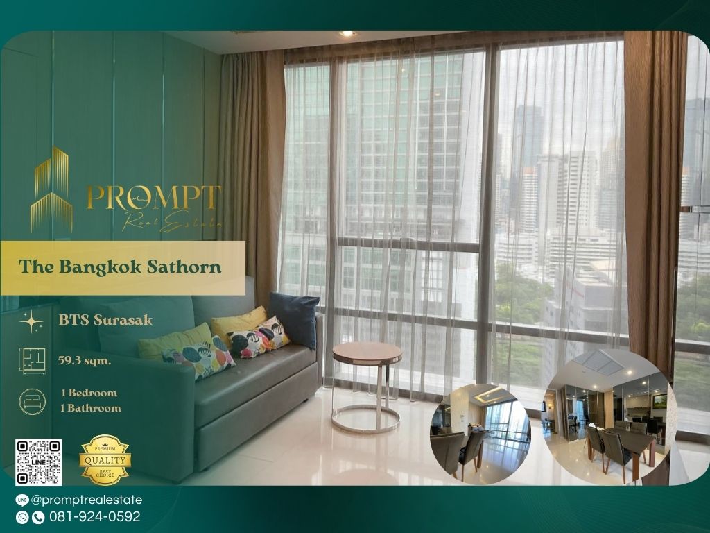 ขายคอนโดสาทร นราธิวาส : ST12860 - The Bangkok Sathorn :  เดอะ แบงค็อค สาทร - BTS Surasak / St.LouisCollege / BTS SaphanTaksin