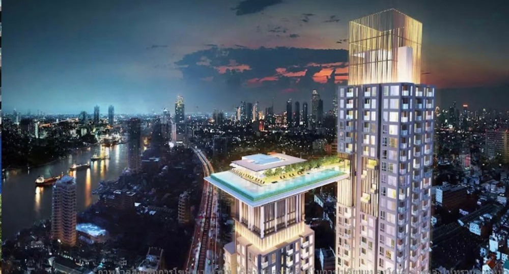 For SaleCondoRama3 (Riverside),Satupadit : Condo for sale/rent, Starview Rama 3, area 77 square meters, Type A6, 35th floor, Building A, Bang Kho Laem District, Bang Kho Laem Subdistrict, Bangkok