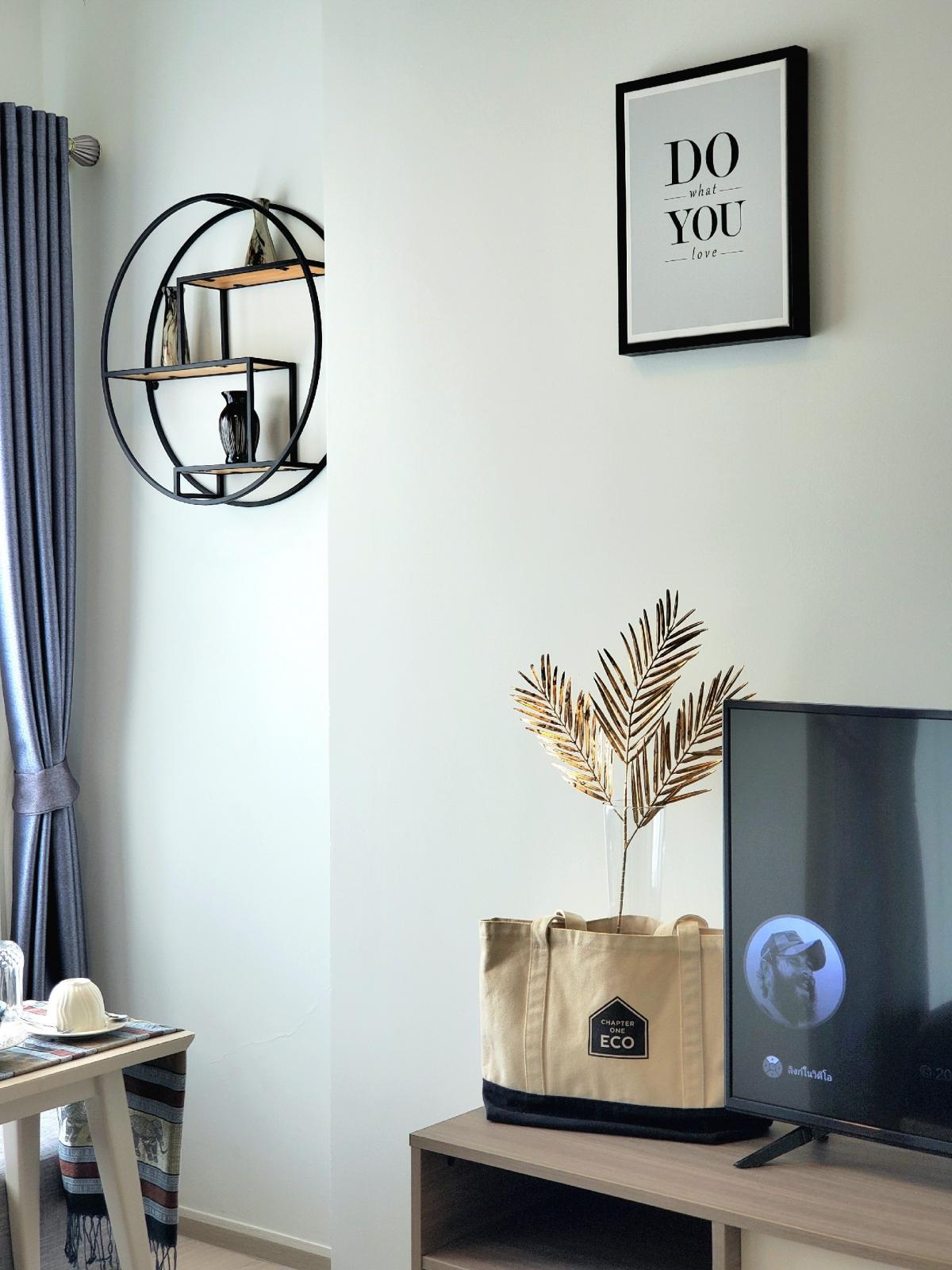 For RentCondoRatchadapisek, Huaikwang, Suttisan : Beautiful Studio In Chapter One Eco