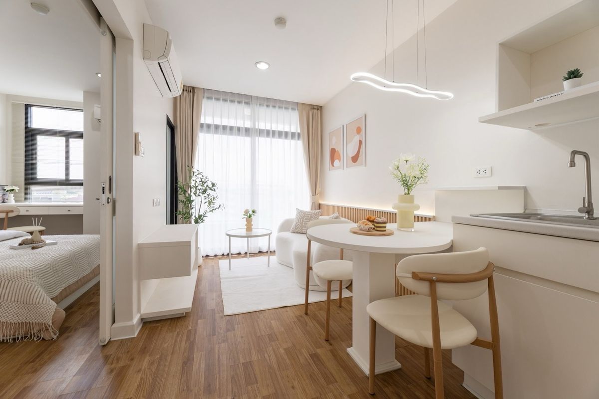 For SaleCondoKaset Nawamin,Ladplakao : 💥Beautiful room as shown in the picture, Baan Nawathara Condo