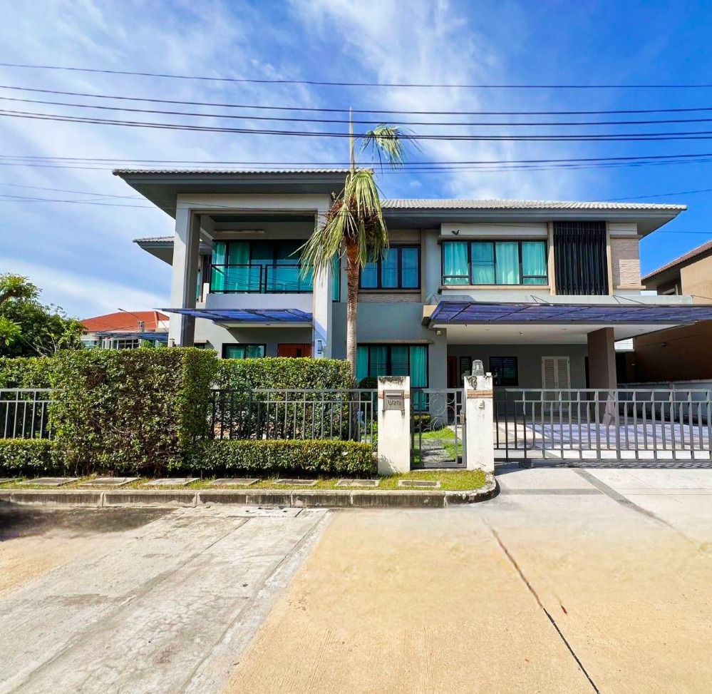 ขายบ้านสมุทรปราการ สำโรง : บ้านเดี่ยวทำเลดีโครงการ Bangkok Boulevard Teparak-Wongwaen ไกล้ทางด่วน โรงเรียนนานาชาติ ห้างMega ฺBangna
