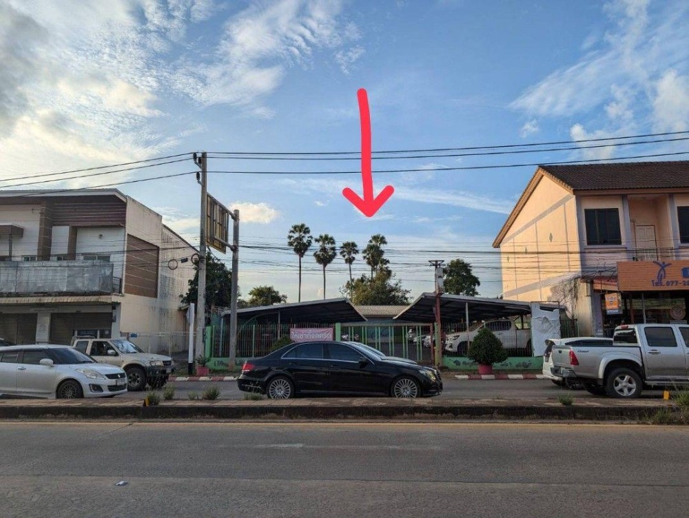 For SaleLandKoh Samui, Surat Thani : Land for sale in the heart of Surat Thani city, on Sri Kasem Road, near Nai Luk Intersection.