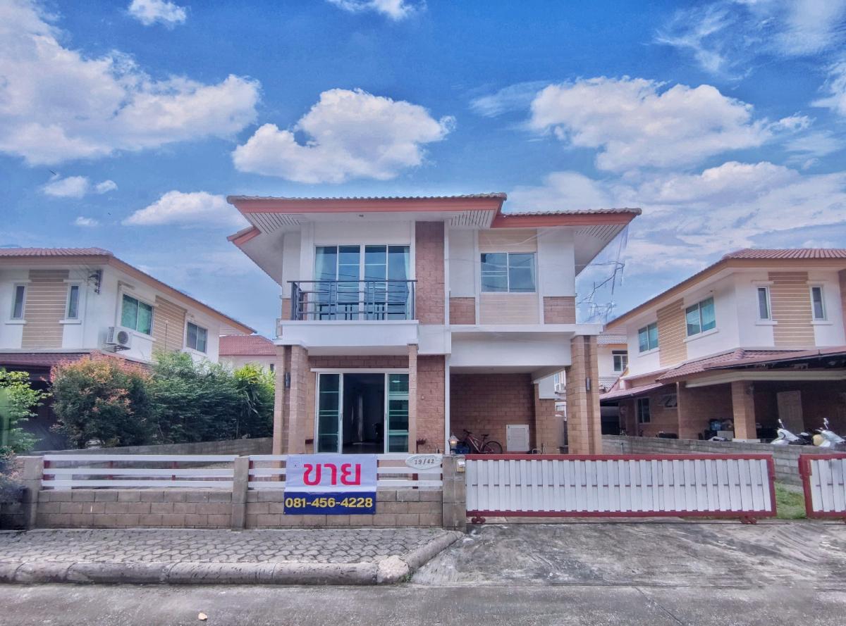 For SaleHouseChiang Mai : House for sale, The Patio, San Sai, Chiang Mai, 56 sq wa., near HomePro, San Sai, Chiang Mai