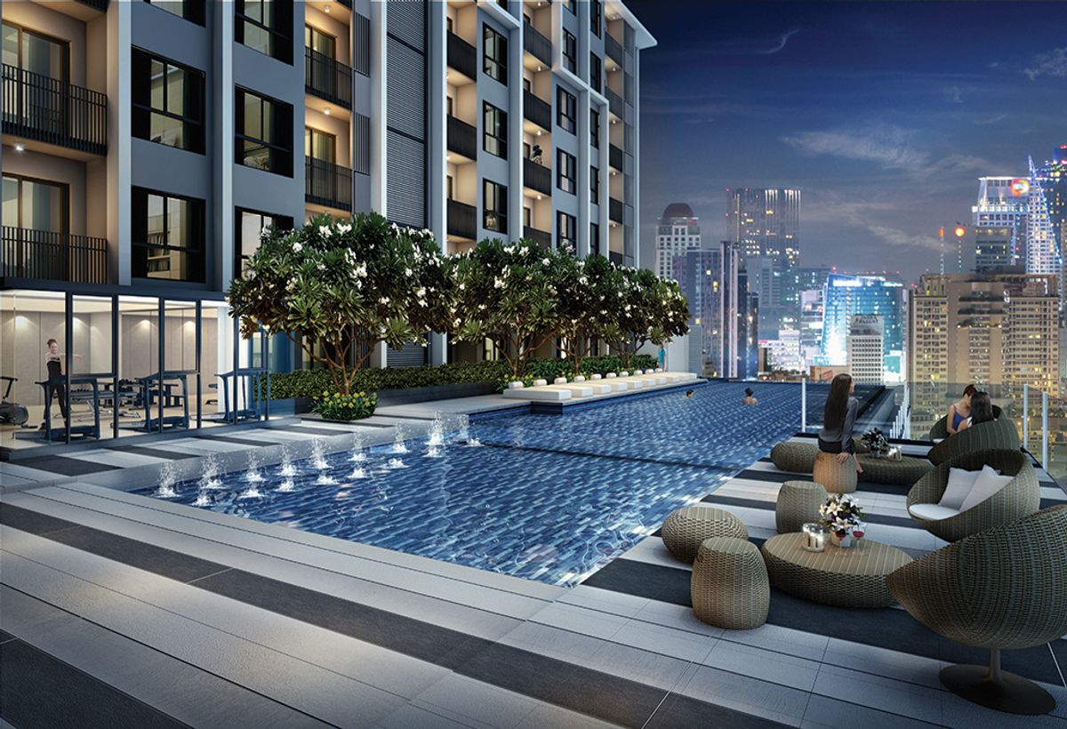 ขายคอนโดรัชดา ห้วยขวาง : ขายด่วน ขายถูก Quinn Condo  46 ตรม 3.999ล้าน ห้องสวยบิ้วอินเเล้ว ชั้นสูงทิศใต้