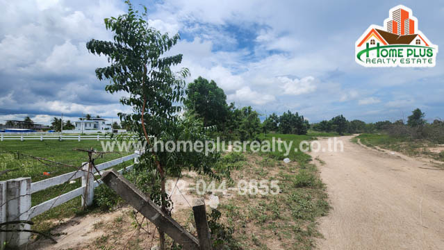 For SaleLandCha-am Phetchaburi : Land near Hua Hin Airport, Cha-am Subdistrict, Cha-am District, Phetchaburi, area 3 rai 2 ngan 5 square wa