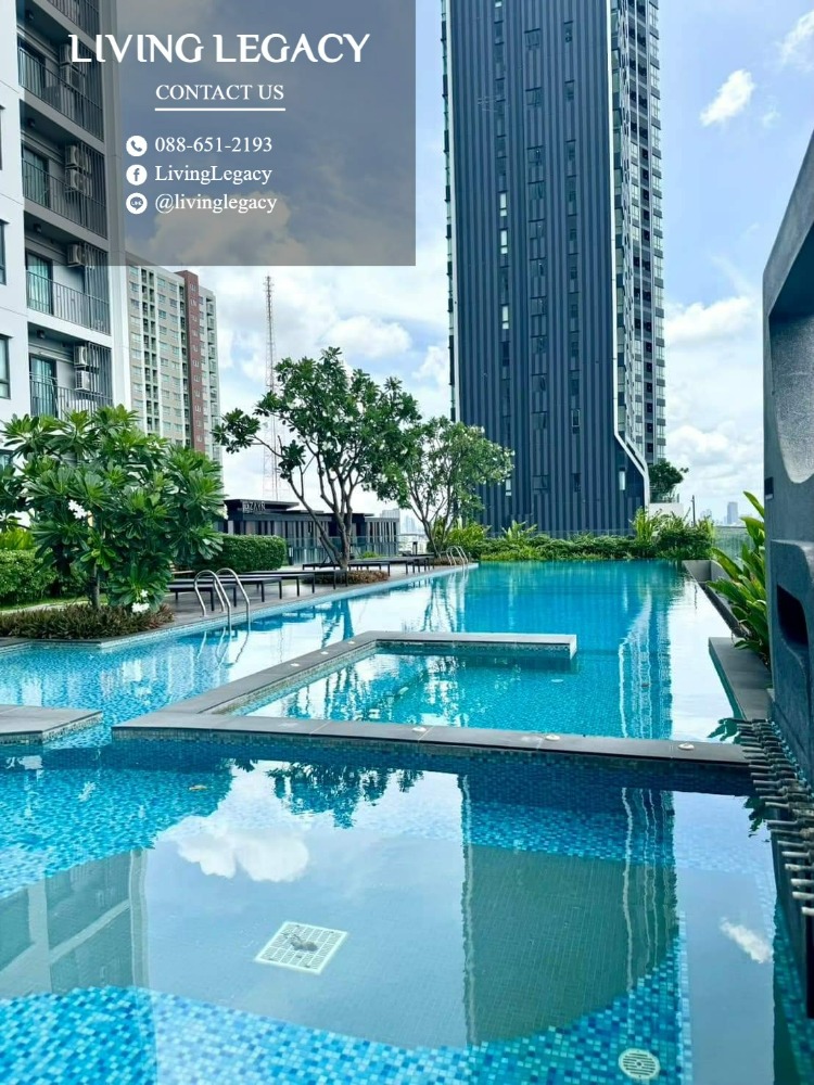 For RentCondoPattanakan, Srinakarin : SI7P9J Condo for rent Rich Park @ Triple Station 28.66 sq m. 37th floor line id : @livinglegacy tel : 088-651-2193