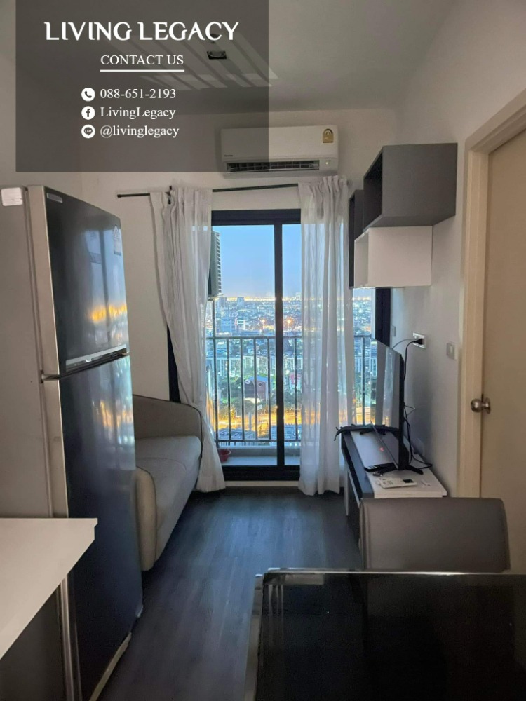 For RentCondoPattanakan, Srinakarin : SI7P9J Condo for rent Rich Park @ Triple Station 28.66 sq m. 37th floor line id : @livinglegacy tel : 088-651-2193