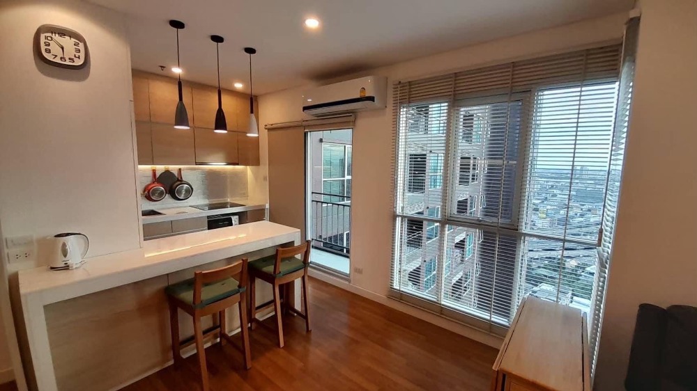 For SaleCondoRama3 (Riverside),Satupadit : Urgent sale 🔺 Lumpini Place Ratchada - Sathu 🔺 2 bedrooms, 2 bathrooms, complete furniture and electrical appliances.