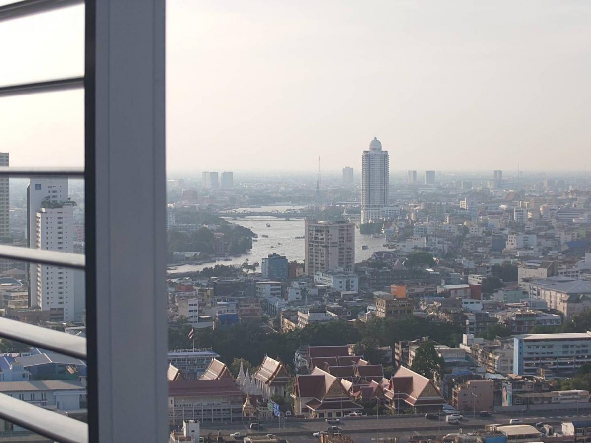 For SaleCondoSiam Paragon ,Chulalongkorn,Samyan : 🎉Selling Supalai Premier Condo, Si Phraya-Samyan, corner room, 2 bedrooms, 2 bathrooms, size 80 sq m., 30th floor, view of Chao Phraya River and Icon Siam with private parking🎉