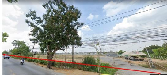 For SaleLandSeri Thai, Ramkhamhaeng Nida : Land for sale, filled, beautiful, large plot, 26 rai, next to Phraya Suren Road, Ram Intra 109, Khlong Sam Wa, Bangkok.