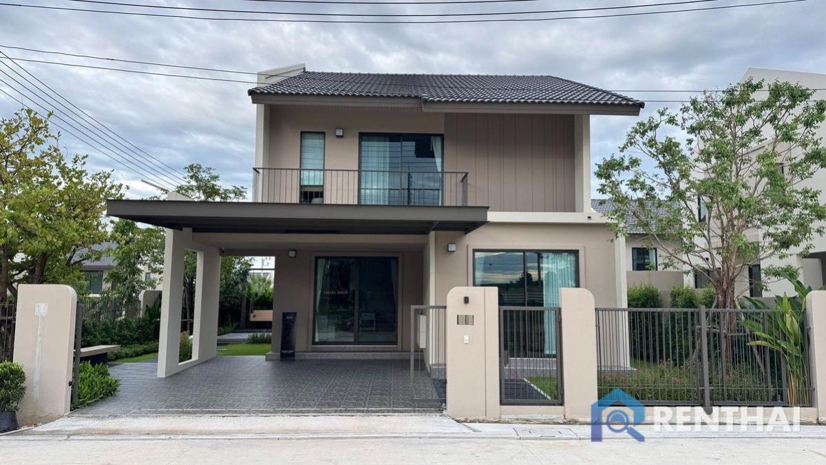 For SaleHousePattaya, Bangsaen, Chonburi : Large single house designed for real living