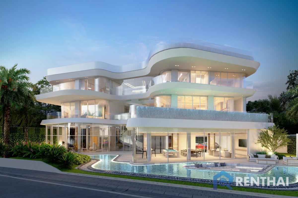 For SaleHousePattaya, Bangsaen, Chonburi : The Ultra-Luxury Beachfront Pool Villa