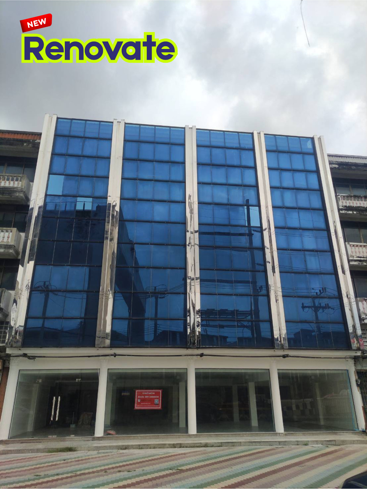 For SaleShop HouseThaphra, Talat Phlu, Wutthakat : Commercial building for sale, 4 units, on Ratchadaphisek Road 16 (Tha Phra)