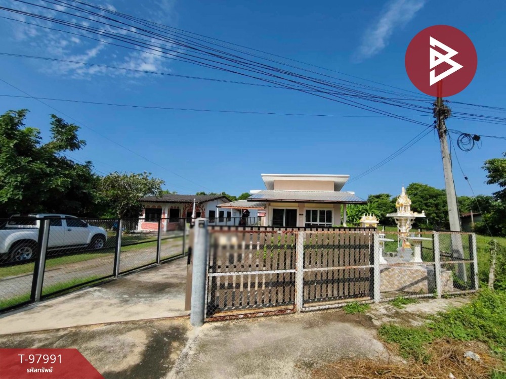 For SaleHouseKanchanaburi : Single-storey detached house for sale, area 72.1 sq.wa, Tha Maka, Kanchanaburi