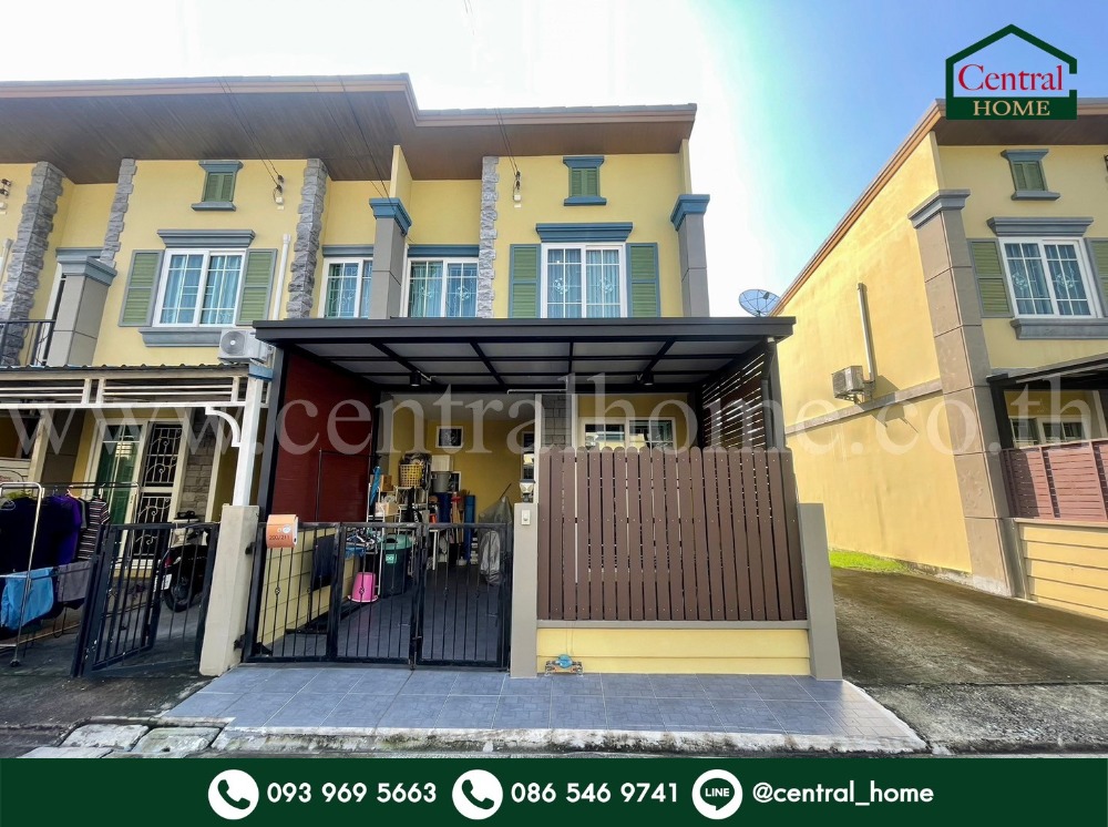 For SaleTownhomeNonthaburi, Bang Yai, Bangbuathong : Townhome Golden Town Rattanathibet - Sai Ma BTS Station, back corner