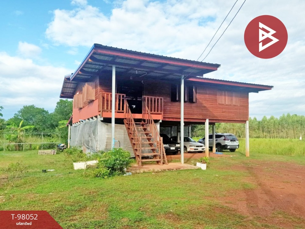 For SaleHousePrachin Buri : Single house for sale with land, area 1 rai 1 ngan 96 sq m, Prachantakham, Prachin Buri