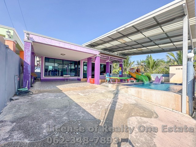 For SaleCha-am Phetchaburi : For sale: House, Pool Villa, Pool Villa, Chachapee Village, Bo Talak Road, Cha-am, Phetchaburi