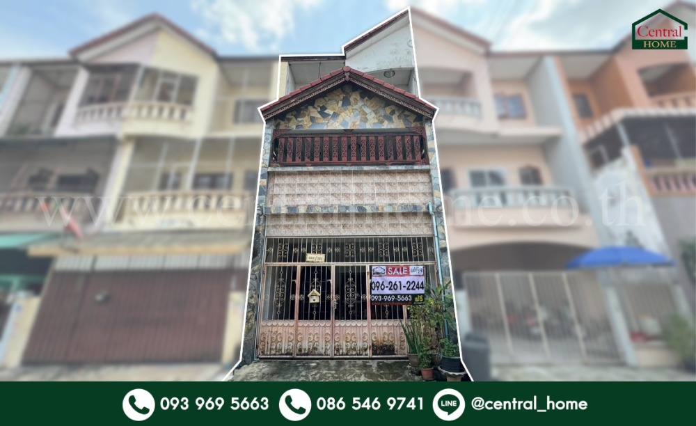 ขายทาวน์โฮมบางแค เพชรเกษม : ทาวน์เฮ้าส์ 3 ชั้น หมู่บ้านสินวงศ์ การ์เด้น บางแคเหนือ