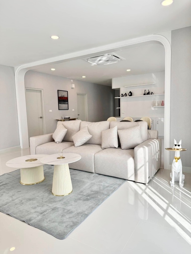 For RentHouseBangna, Bearing, Lasalle : ✅⭐️🏡 House for rent, Centro Bangna Phase 2 project, beautifully decorated, new project, good location, near Mega Bangna