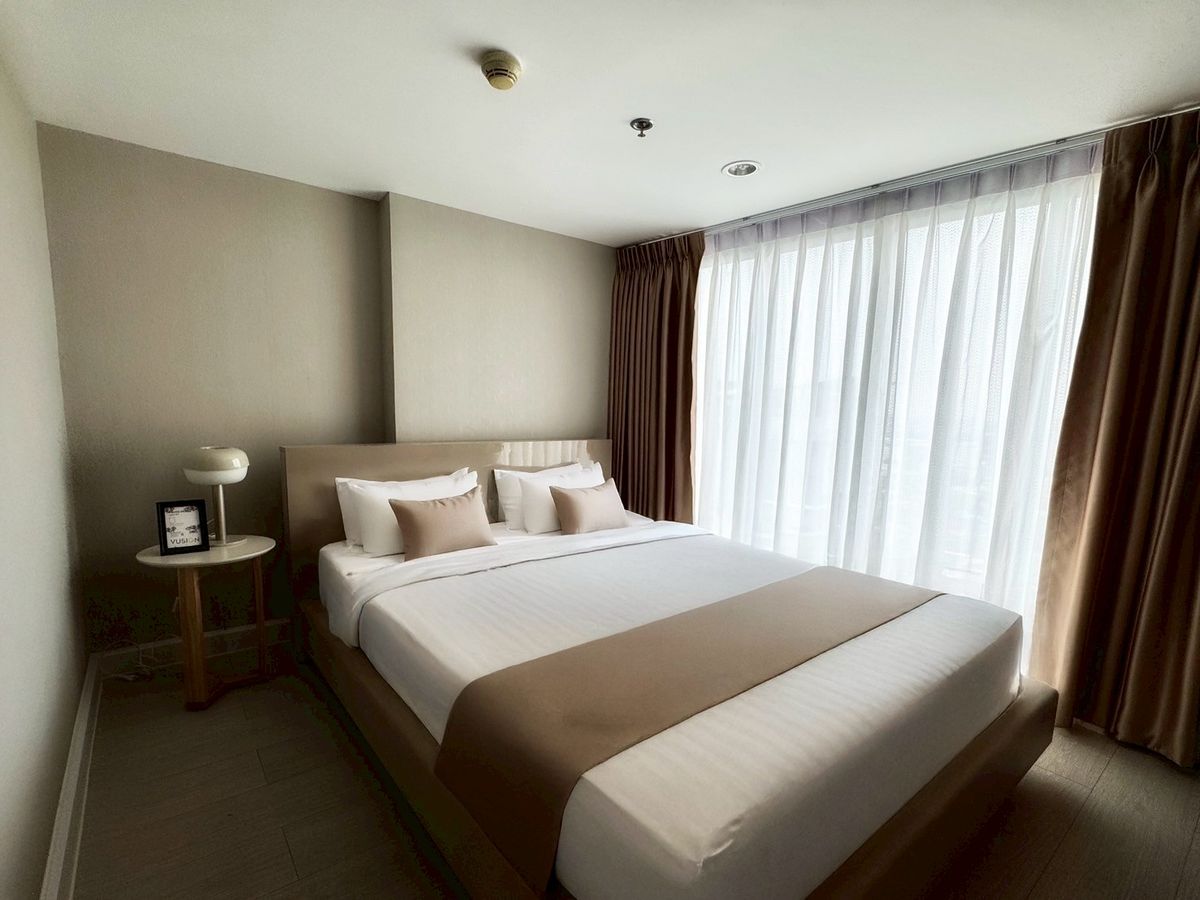 ให้เช่าคอนโดบางซื่อ วงศ์สว่าง เตาปูน : 🚩For Rent : Metro Sky prachachuen / 2 Bed🏷Available Now / fl.19 / Building A
