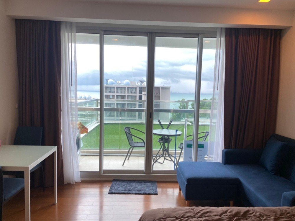 ให้เช่าคอนโดพัทยา บางแสน ชลบุรี สัตหีบ : For rent the Palm wongamat beach Fornt pattaya Studio type short and long term (S03-1103)