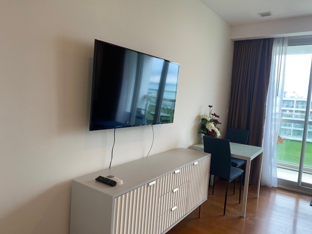 ให้เช่าคอนโดพัทยา บางแสน ชลบุรี สัตหีบ : For rent the Palm wongamat beach Fornt pattaya Studio type short and long term (S03-1103)