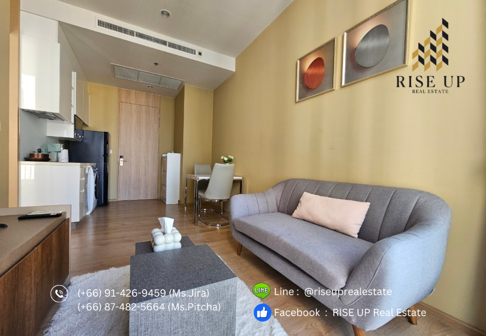 ให้เช่าคอนโดสุขุมวิท อโศก ทองหล่อ : ปล่อยเช่า 📣 คอนโด Noble Be 19, 1 ห้องนอน , 35 ตรม. ราคา 24,000/เดือน 🔥ห้องสวย 🔥