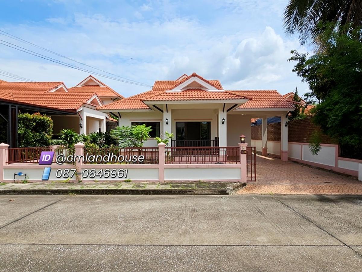 For SaleHouseChiang Mai : Beautiful house on the ring road, opposite Thai Watsadu, HomePro San Sai, selling at a price lower than the appraisal price and cheaper than other houses in the same project.
