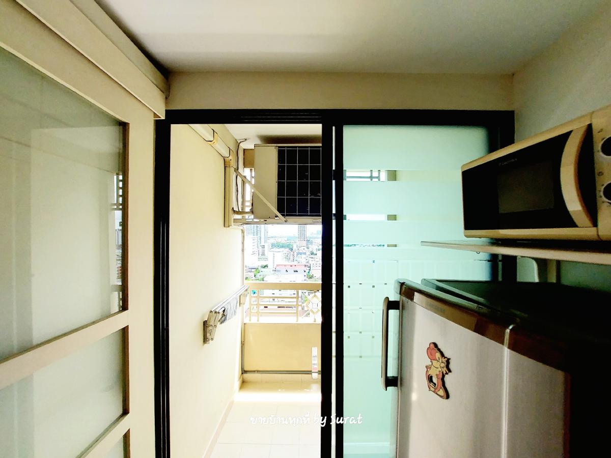 For SaleCondoSapankwai,Jatujak : Condo for sale, Lumpini Ville Phahonyothin-Sutthisan, fully furnished, ready to move in, 30.26 sq m, high view, no blockage, near Government Savings Bank Headquarters and Saphan Khwai BTS