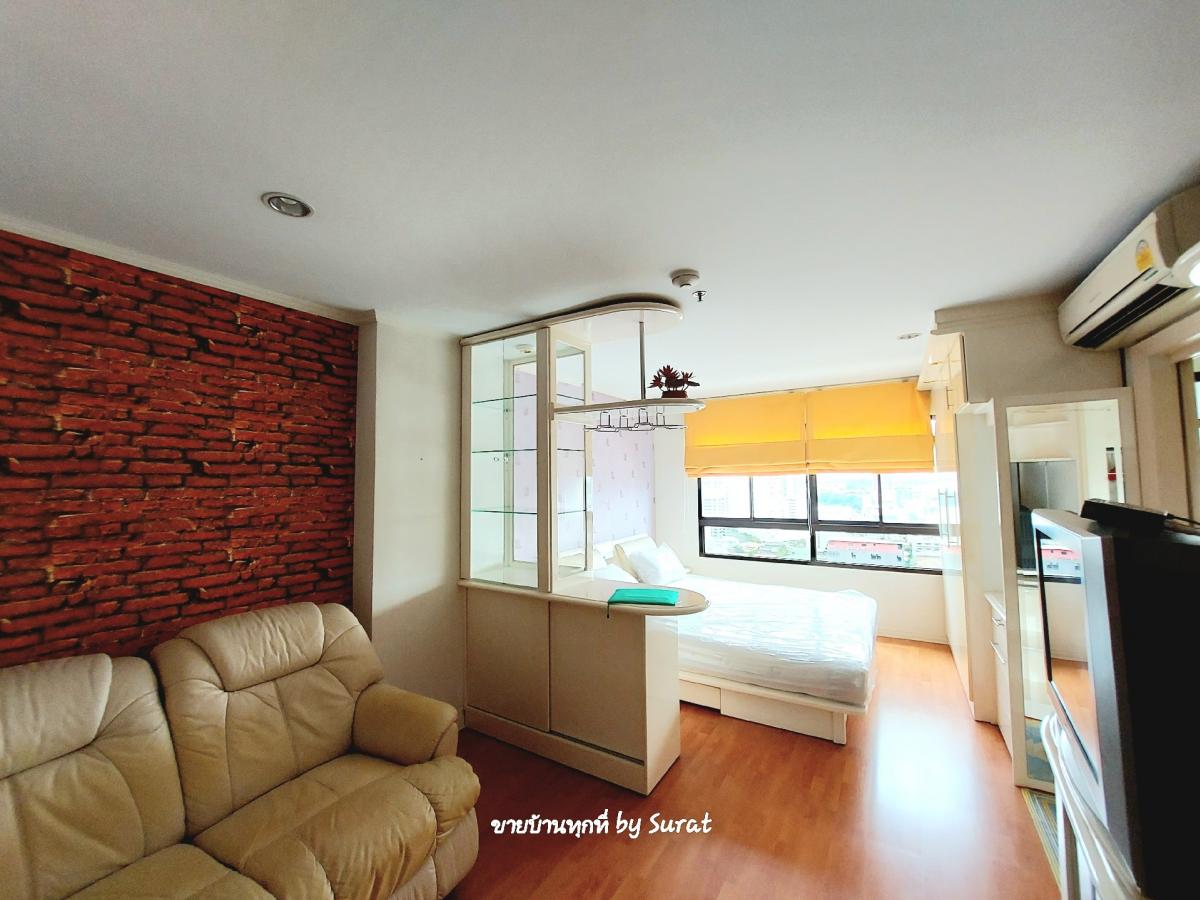 For SaleCondoSapankwai,Jatujak : Condo for sale, Lumpini Ville Phahonyothin-Sutthisan, fully furnished, ready to move in, 30.26 sq m, high view, no blockage, near Government Savings Bank Headquarters and Saphan Khwai BTS