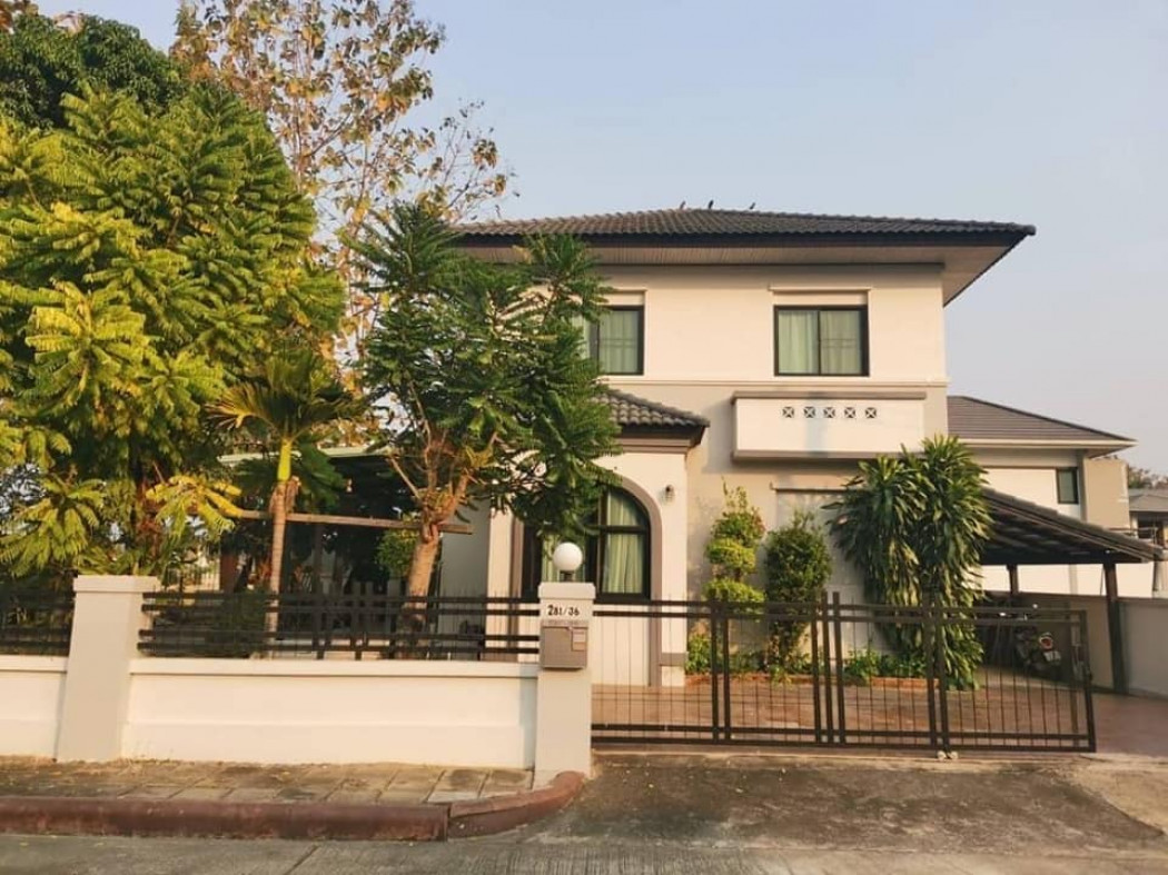 For SaleHouseChiang Mai : For sale: vacation home + fully furnished, ready to move in, in Green Valley Golf Course, Mae Rim, 113 sq w.