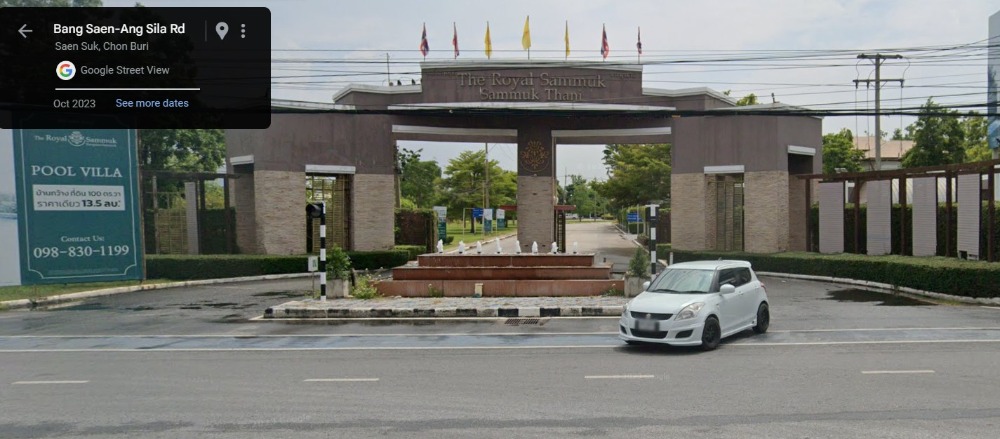 For SaleHousePattaya, Bangsaen, Chonburi : House and land for sale, Sammukthani Village, Bangsaen