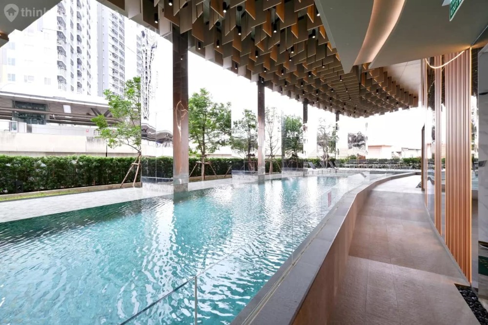 For SaleCondoRattanathibet, Sanambinna : Condo for sale, The Qve Tiwanon, near MRT Purple Line Tiwanon, near Pink and Blue Lines, convenient for all travel, near expressways