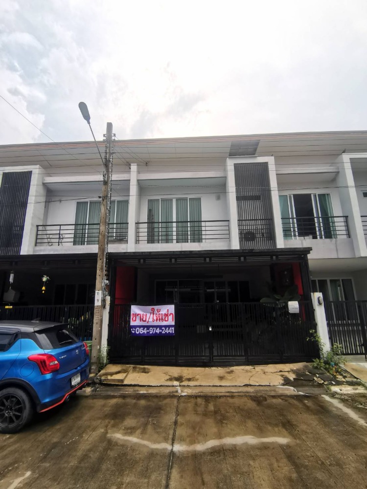 For RentTownhomeBang kae, Phetkasem : For rent, cheapest price, Miracle Plus Project 2, Petchkasem 63, beautiful condition, air-conditioned, ready to move in, 064-974-2441