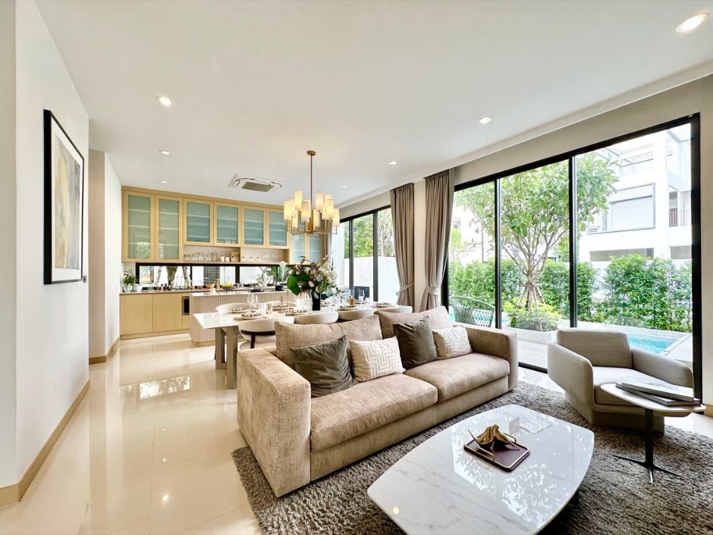 For SaleHousePattanakan, Srinakarin : 🏡Aerie Srinakarin, Krungthep Kreetha🌈LEXINGTON 75 sq.w. 556 sq.m. | 5 bedrooms, 5 bathrooms, 4 parking spaces, starting at 32 MB, contact to make an appointment to view Tel.0922635410 (Earth)