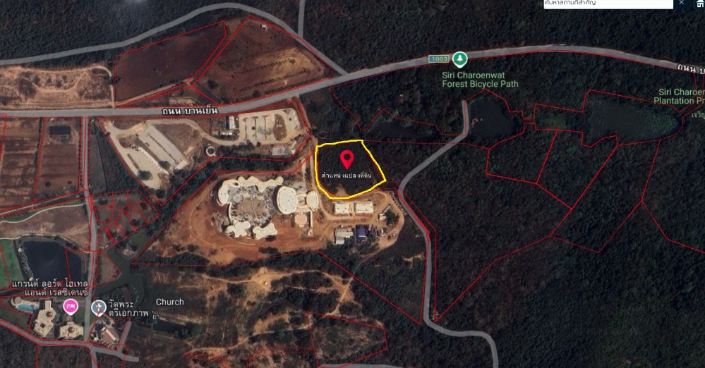 For SaleLandPattaya, Bangsaen, Chonburi : Beautiful land for sale near Silver Lake Pattaya, good location and high potential in Pattaya city.