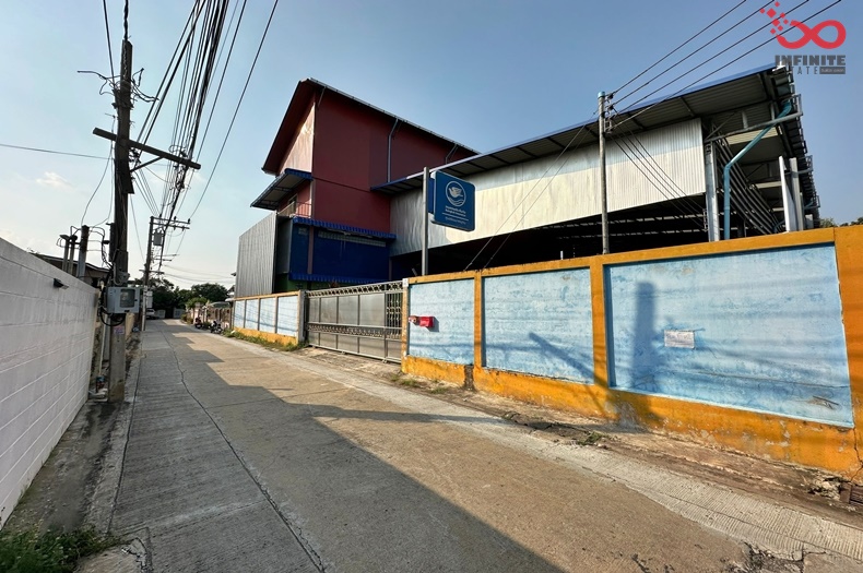 For SaleWarehouseRama5, Ratchapruek, Bangkruai : Office for sale with warehouse 210 square wah, Soi Chaiyaphruek 21, near Si Rat Expressway - Outer Ring Road