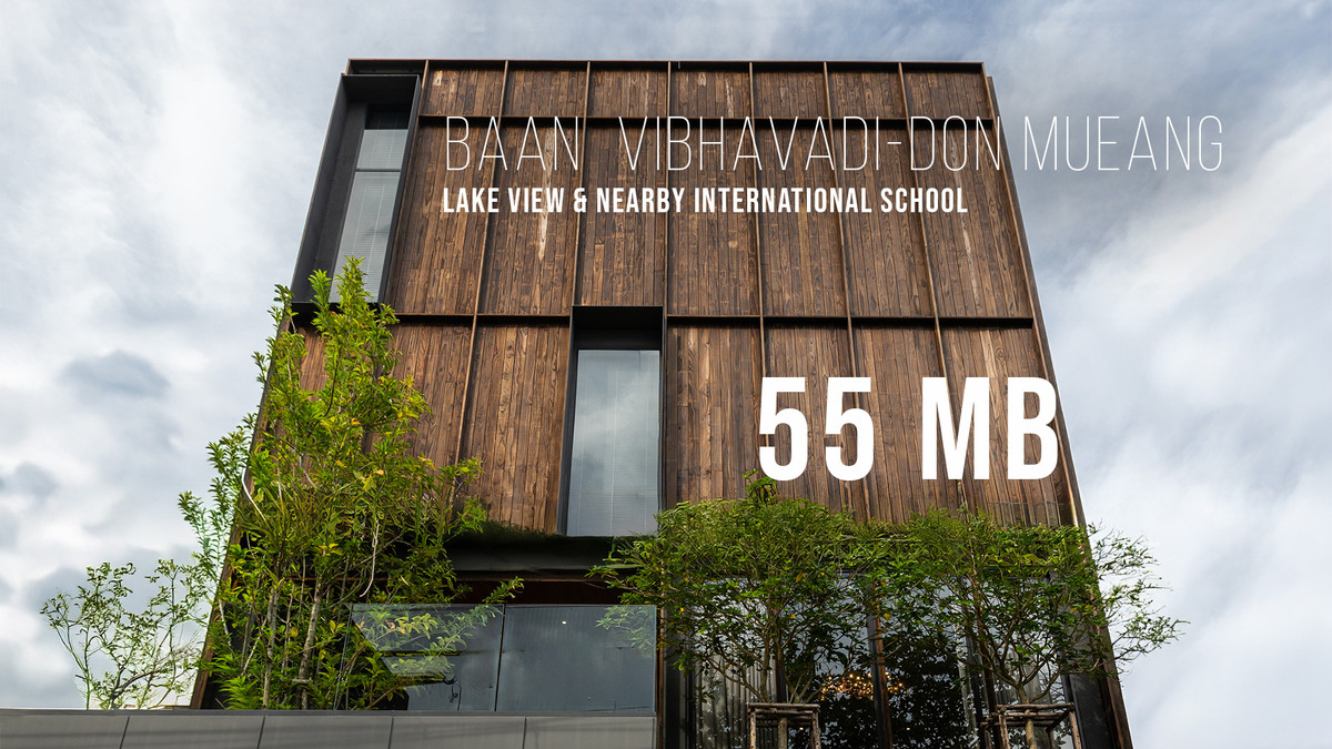 For SaleHouseVipawadee, Don Mueang, Lak Si : 4-storey Ultra Luxury Residence house, lake view, near international school, Vibhavadi-Don Mueang area, ready to move in, price 62 million baht.