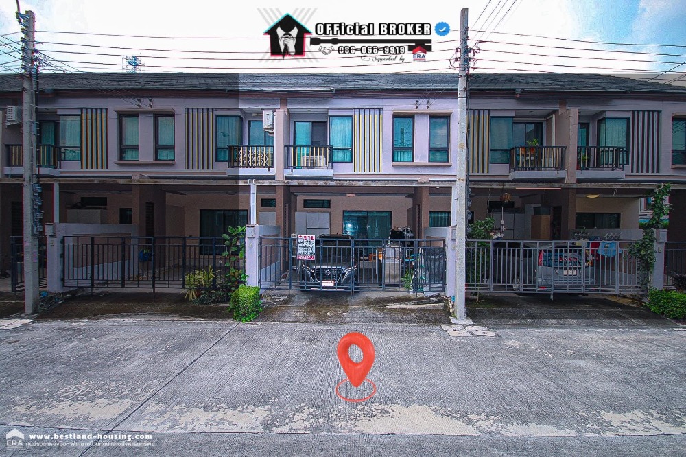 For SaleTownhomeLadkrabang, Suwannaphum Airport : Townhouse for sale, Premium Time Home Wongwaen-Onnut Village