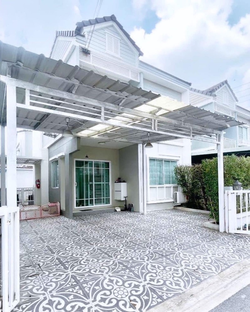 For RentHouseSamut Prakan,Samrong : P-2632 For rent/sale The Village Bangna Ring Road, ready to move in house, near Mega Bangna