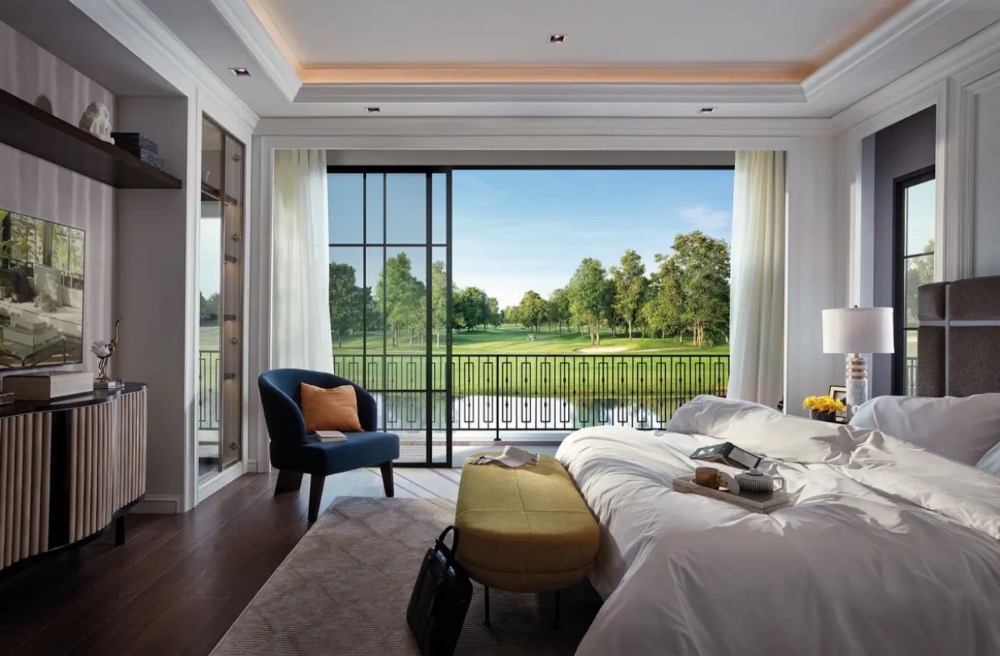 For SaleHousePathum Thani,Rangsit, Thammasat : 𝗦𝗘𝗧𝗧𝗛𝗔𝗦𝗜𝗥𝗜 Bangkok-Pathum Thani 2 large golf course view houses 🔥Exquisite and magnificent sale 12 million*💥Call 📱𝟬𝟴𝟭-𝟵𝟴𝟯-𝟲𝟲𝟮𝟱