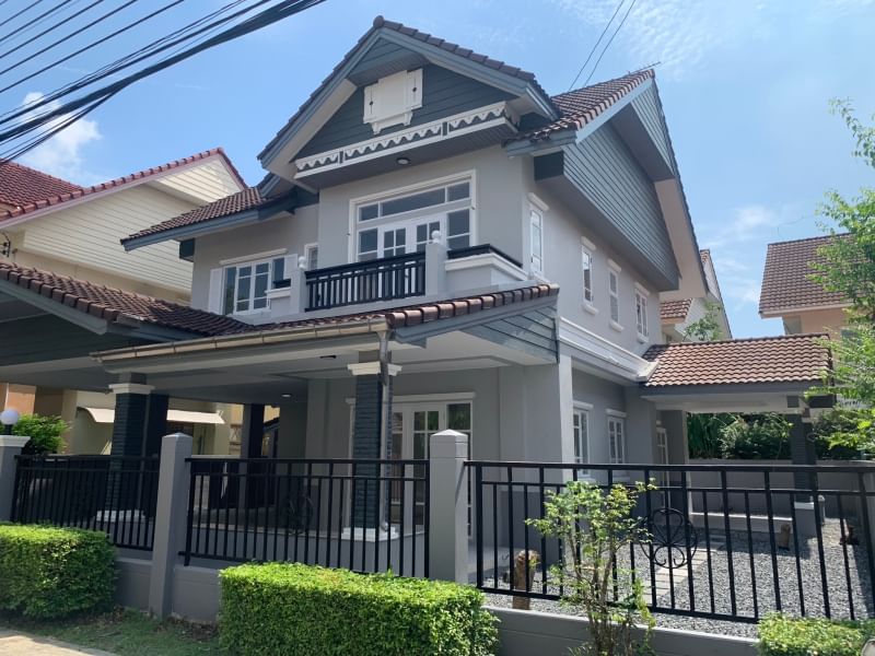 For SaleHouseMin Buri, Romklao : 🔥🔥Very cheap sale🔥🔥 2-storey detached house, 65 sq.w., Parkway Village, Chale, Soi Ramkhamhaeng 190/1, house has 3 bedrooms, 3 bathrooms.