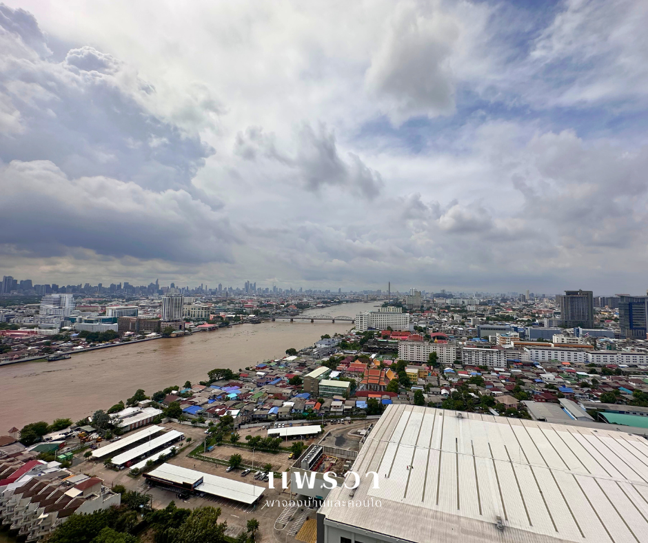 For RentCondoPinklao, Charansanitwong : Beautiful room with river view, 1 bedroom, hybrid, ready to move in, contact 0824499822