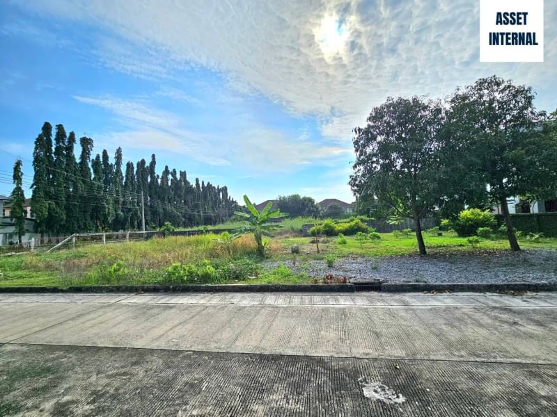 ขายที่ดินมีนบุรี-ร่มเกล้า : ขายที่ดิน 1 ไร่ 11.2 ตารางวา ในหมู่บ้าน Royal Park Vill (รอยัลปาร์ควิลล) ติดถนน สุวินทวงศ์ ช่วงซอย 44 แขวงลำผักชี เขตหนองจอก กรุงเทพมหานคร