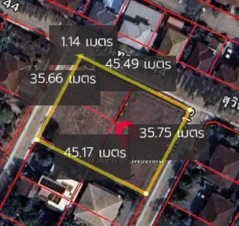 ขายที่ดินมีนบุรี-ร่มเกล้า : ขายที่ดิน 1 ไร่ 11.2 ตารางวา ในหมู่บ้าน Royal Park Vill (รอยัลปาร์ควิลล) ติดถนน สุวินทวงศ์ ช่วงซอย 44 แขวงลำผักชี เขตหนองจอก กรุงเทพมหานคร