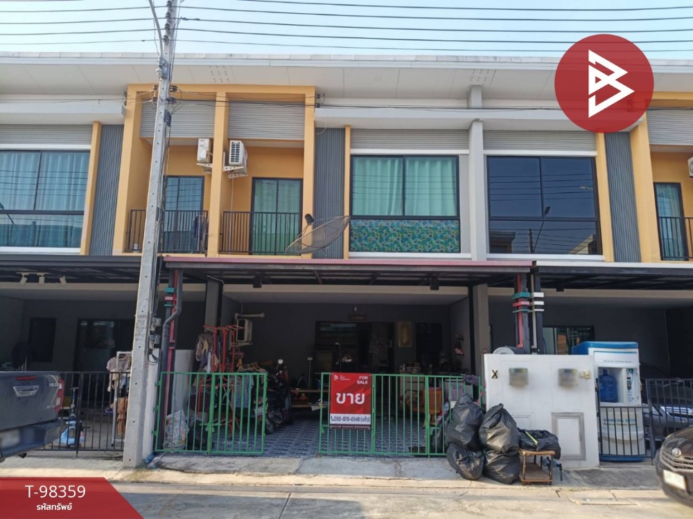 For SaleTownhomeChachoengsao : Townhouse for sale, My Green Village, Tha Sa-an (My Green Tasa-Arn), Bang Pakong, Chachoengsao