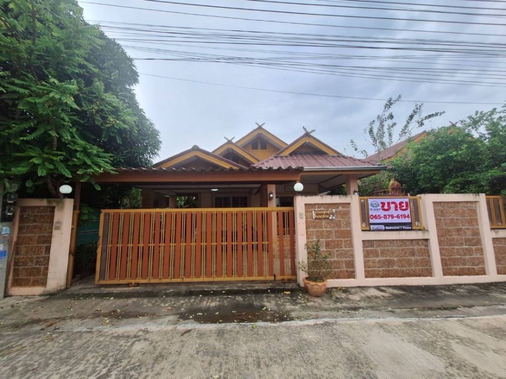 For SaleHouseNakhon Pathom : Single house for sale, Chanasu Village 9, Sam Phran